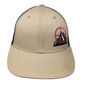 Magic Headwear Snapback Trucker Hat Brown One Size Adjustable Mesh Back